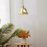 Retro Terrazzo Concrete Nordic Pendant Light Ha080859