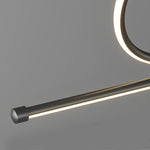 Waves Circular Led Pendant Light Ha081941