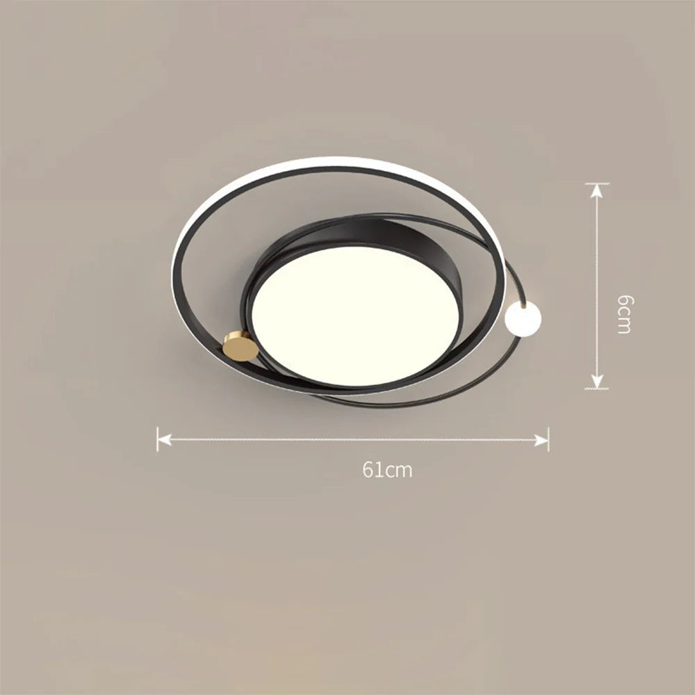 Artistic Circle Led Ceiling Fixture