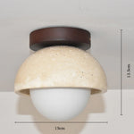Modern Industrial Stone Wall Light
