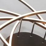 Personality Lines Led Dimmable With Remote Control Modern Ceiling Light Fixture Li002744