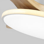 Wood Mute Led Nordic Ceiling Fans Ha079314