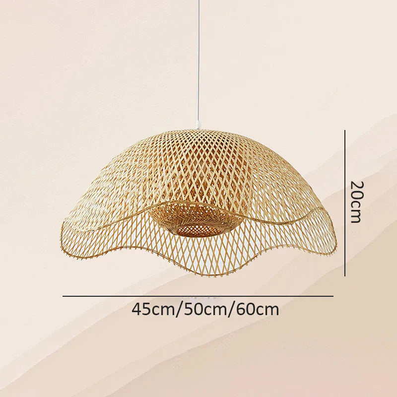 Handwoven Bamboo Pendant Light