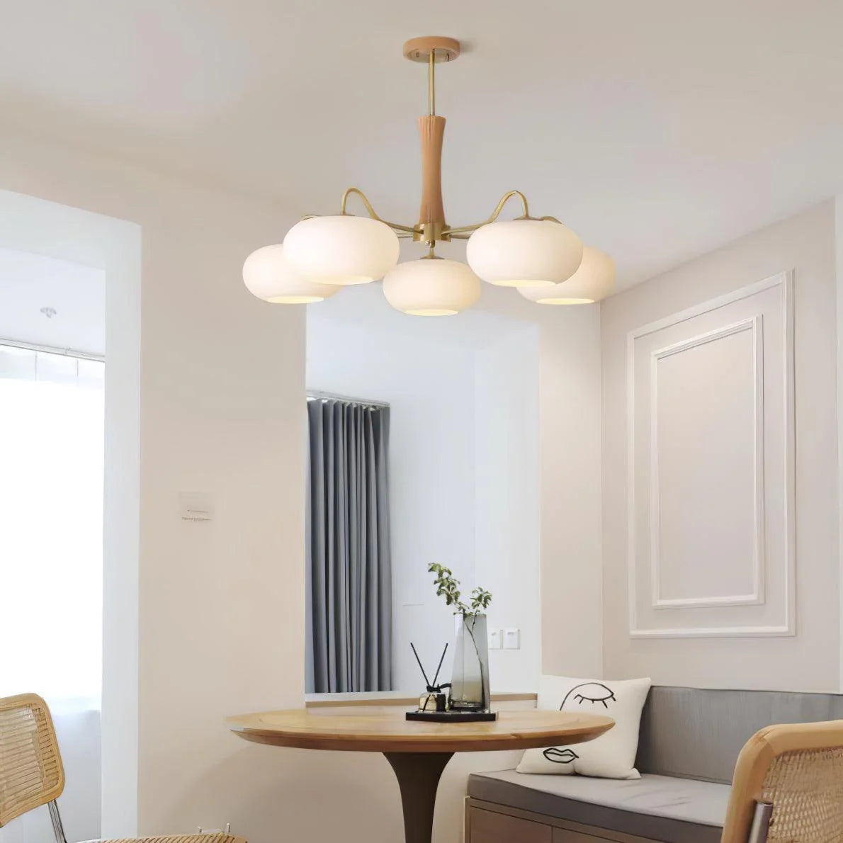 Golden Persimmon Chandelier