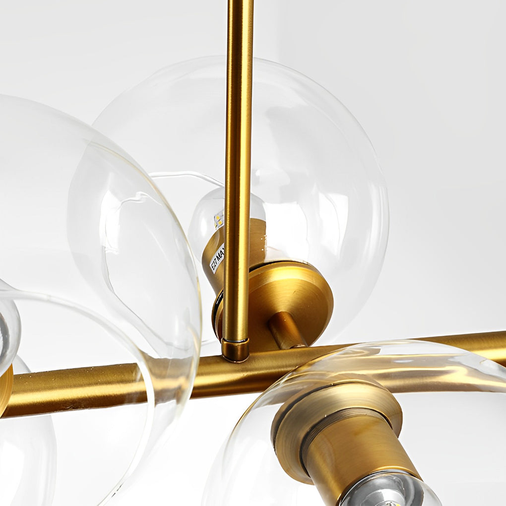 Glass Shade Led Postmodern Chandelier Ha089403