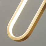 Minimalist Long Oval Rings 3 Step Dimming Led Copper Modern Pendant Lights Li002746