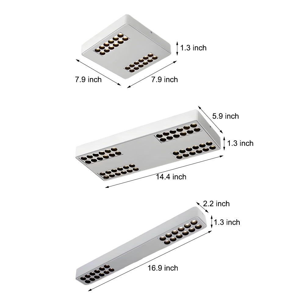 Square Rectangle Aluminum Led Ceiling Downlight