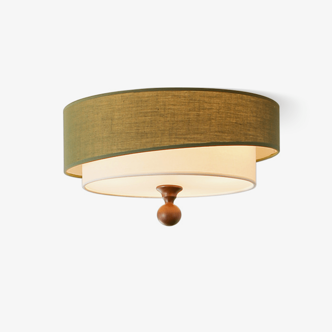 Layered Fabric Ceiling Light – Soft Diffused Glow for Modern Interiors