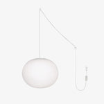 Globall Swag Pendant Light – Modern Glass Hanging Lamp for Dining & Living Areas