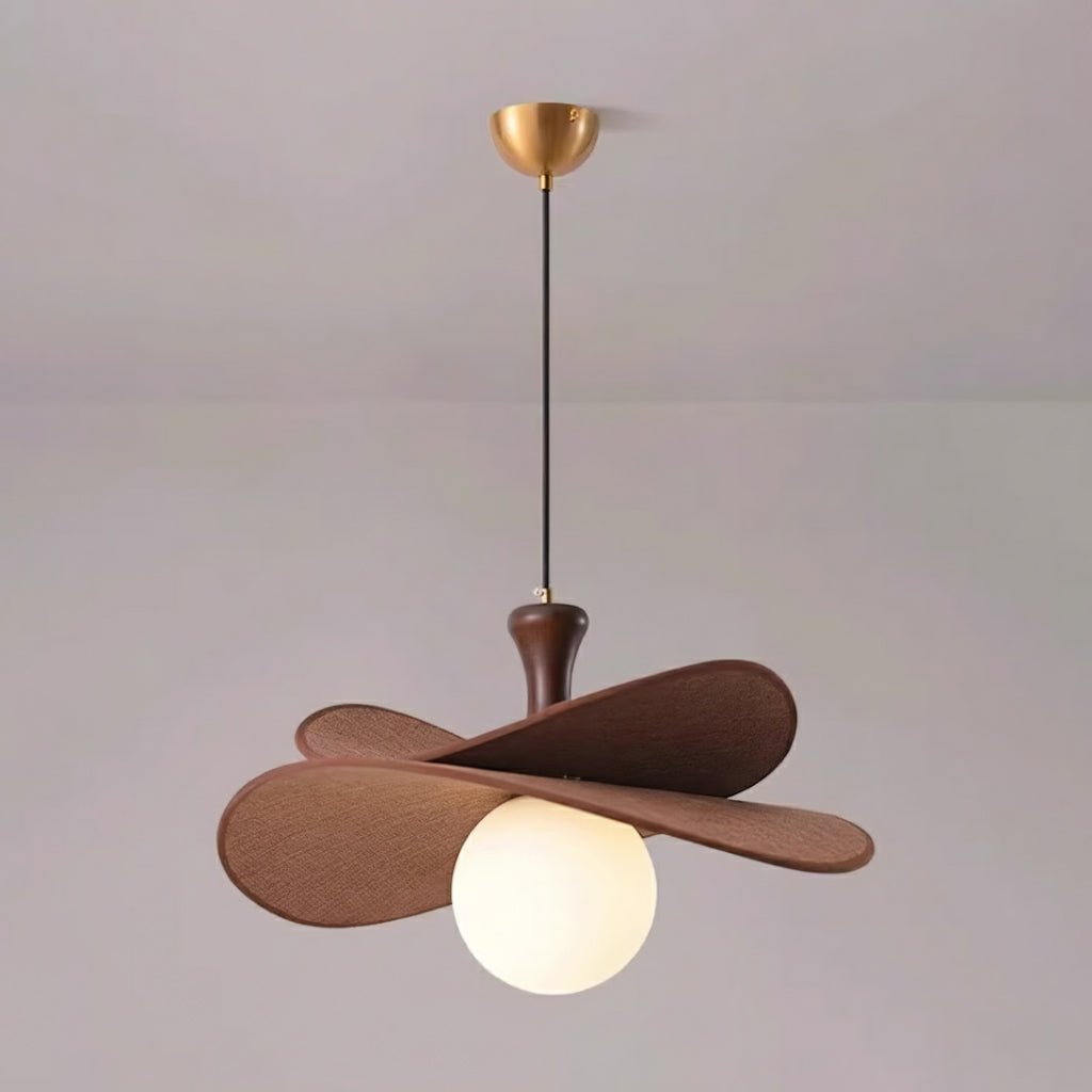 Bloom Petals Chandelier — Sculptural Fabric Pendant Light