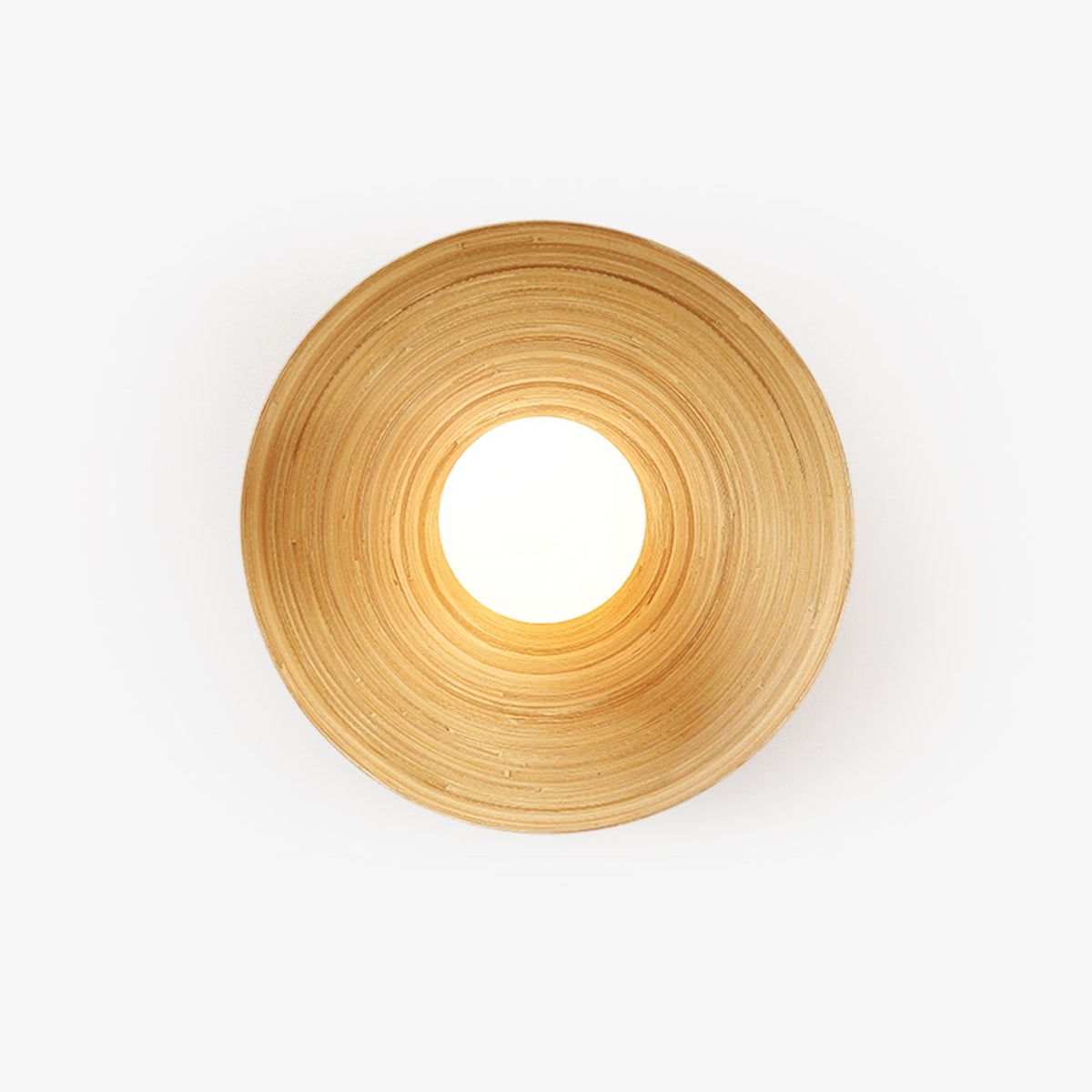 Bamboo Aura Wall Sconce – Natural Bamboo & Metal Modern Lighting