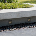 Geometric LED Step Lights for Outdoor Architecture, Minimalist Flush Mount