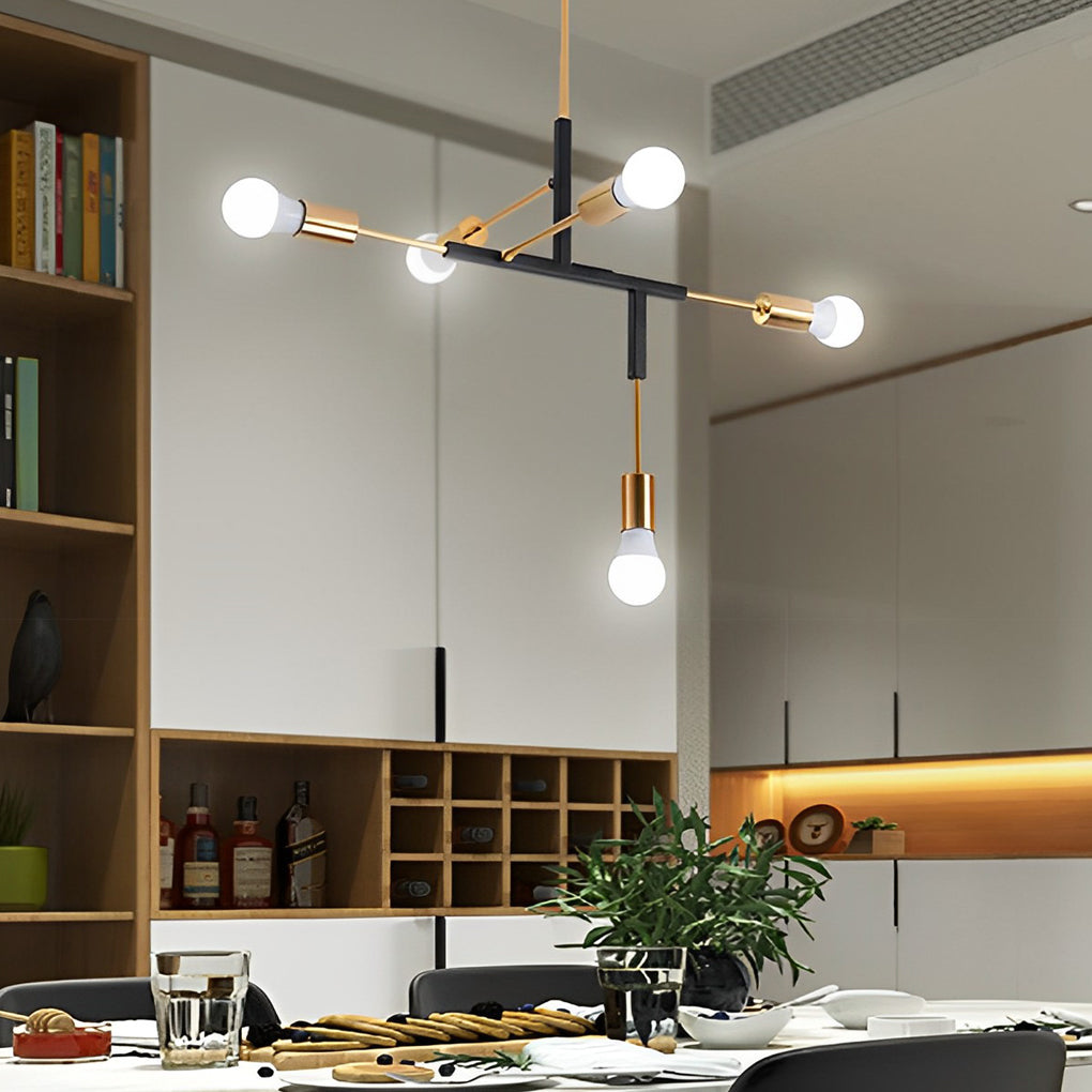 5 Lights Branch Electroplated Ceiling Lights Li002238