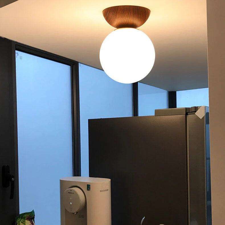 Entryway Foyer Light Wooden Style Corridor Ceiling Light