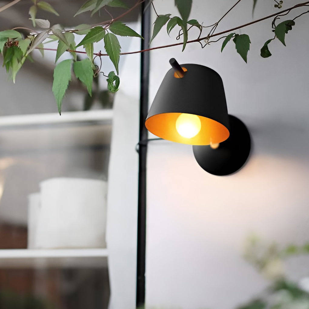 Hat Style Matte Metal Nordic Mounted Modern Wall Sconce Lighting