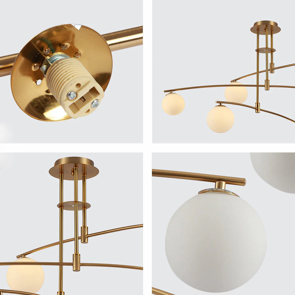 Nordic Sphere Glow Chandelier
