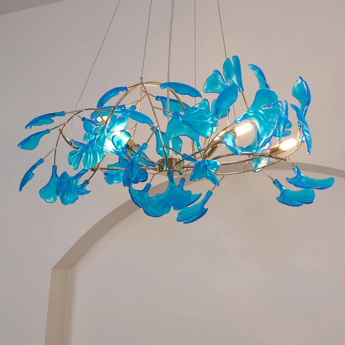 Auraleaf Acrylic Chandelier