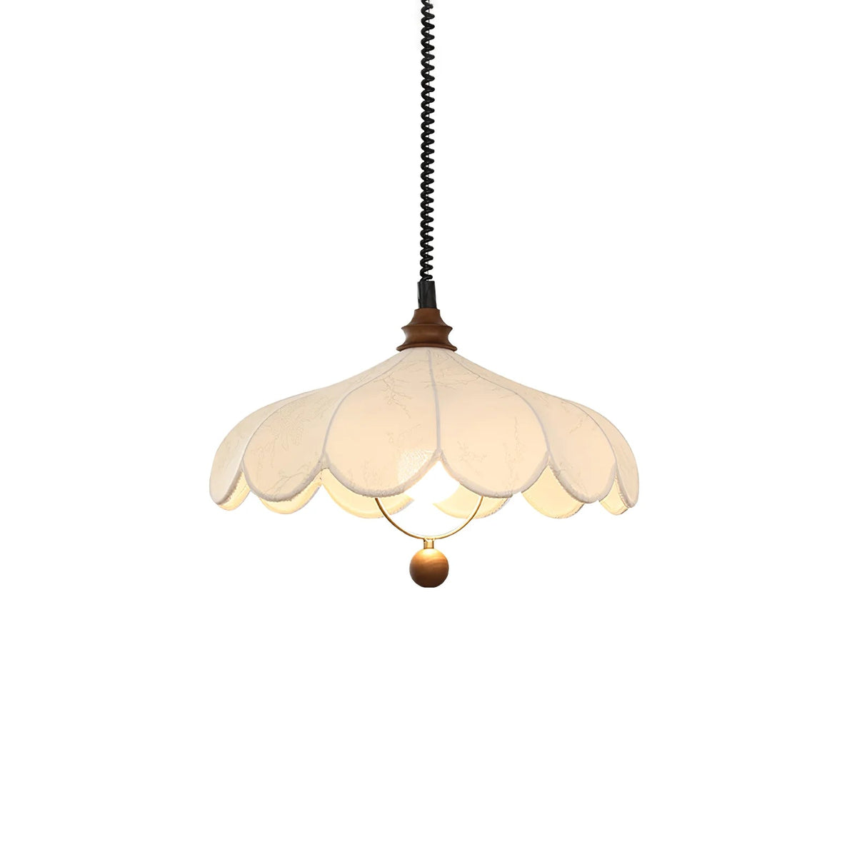 Lily Bloom Fabric Pendant Light