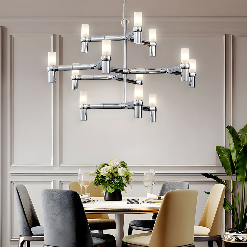 Creative Metal Special Shaped Geometric Led Designer Nordic Chandelier