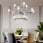 Creative Metal Special Shaped Geometric Led Designer Nordic Chandelier
