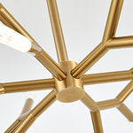 Unique Acrylic Branches Led Minimalist Lines Postmodern Chandelier Lamp