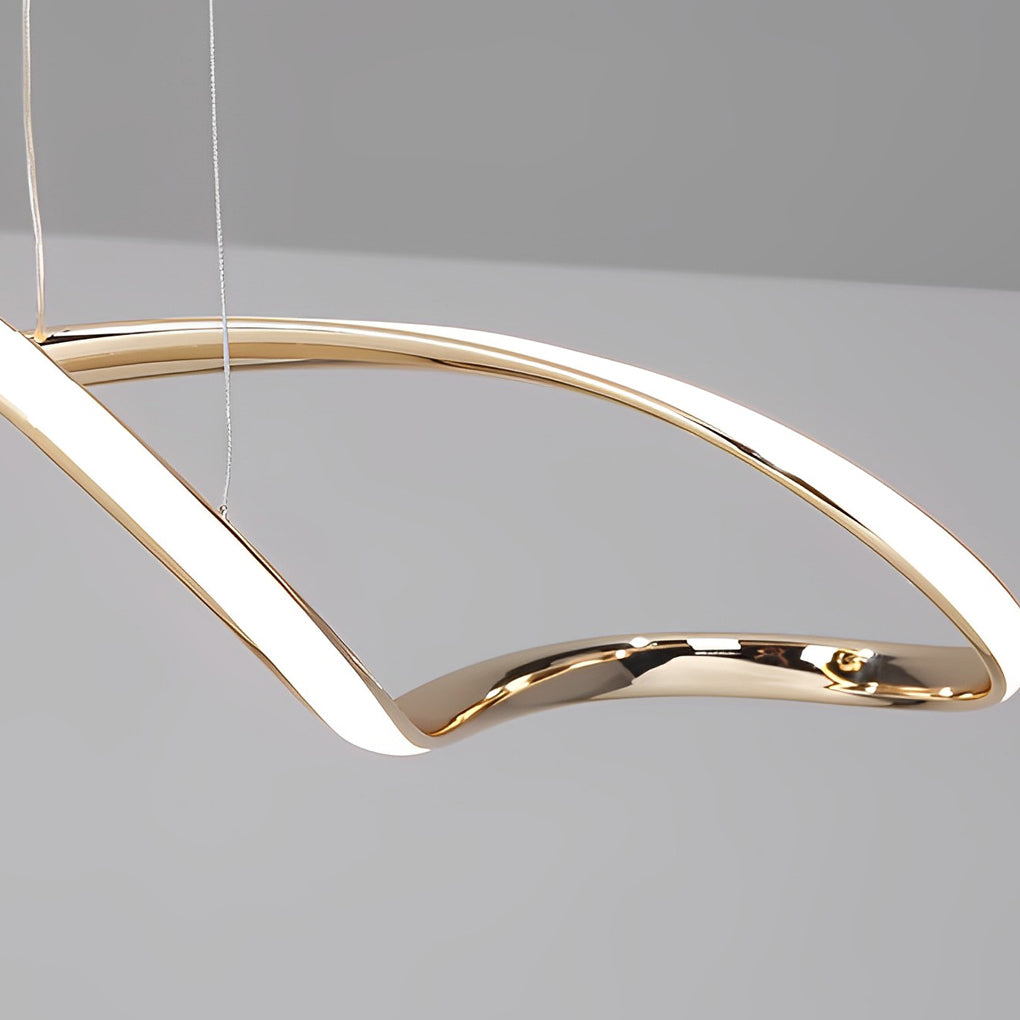 Creative Waves Electroplating Modern Chandelier Li002169