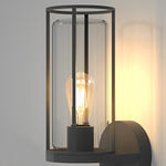 Lumina Round Stainless Steel Outdoor Wall & Post Light in Matte Black