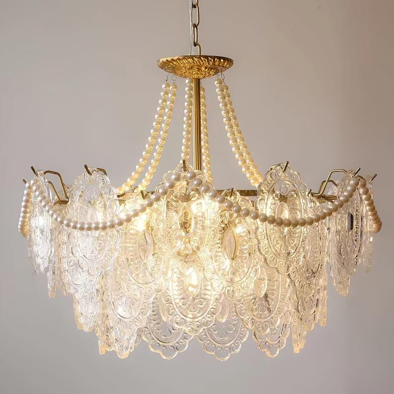 Serenity Glass Chandelier