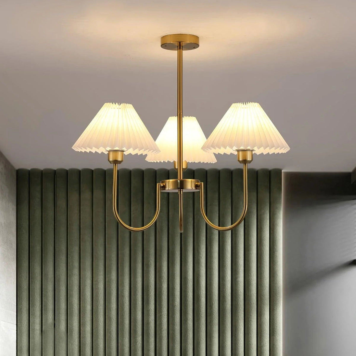 Aurelle Pleated Chandelier