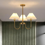 Aurelle Pleated Chandelier