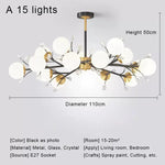 Nordic Living Room Modern Minimalist Creative Chandelier