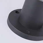 Tapered Solar LED Pathway Light in Black Aluminum for Modern Outdoor Spaces