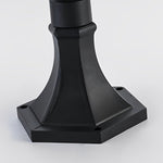 Solar LED Post Light with 3-Step Dimming, Die-Cast Aluminum Outdoor Lamp