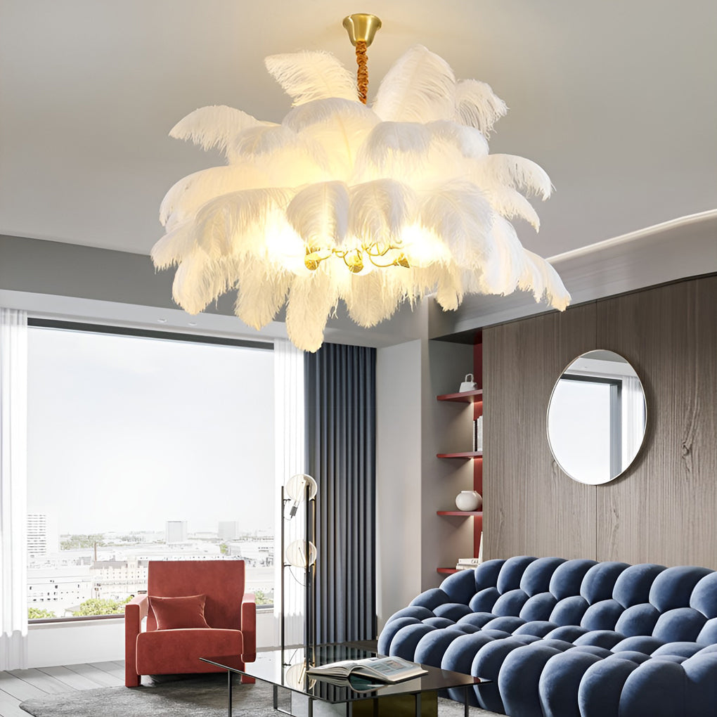 Creative Feathers Ins Nordic Chandelier Li002023