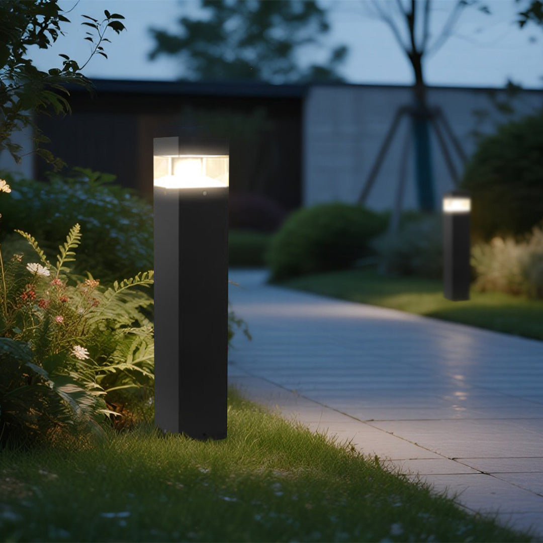 Nordic Bollard Landscape Light – Modern Aluminum Path Light for Garden & Walkway
