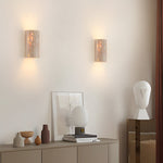 Travertine LED Wall Sconce with Up and Down Illumination