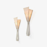 Florent Alabaster Fan Wall Sconce – Sculptural Illumination for Refined Interiors