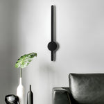 Modern LED Wall Sconce with Black, Gold, or White Hardware