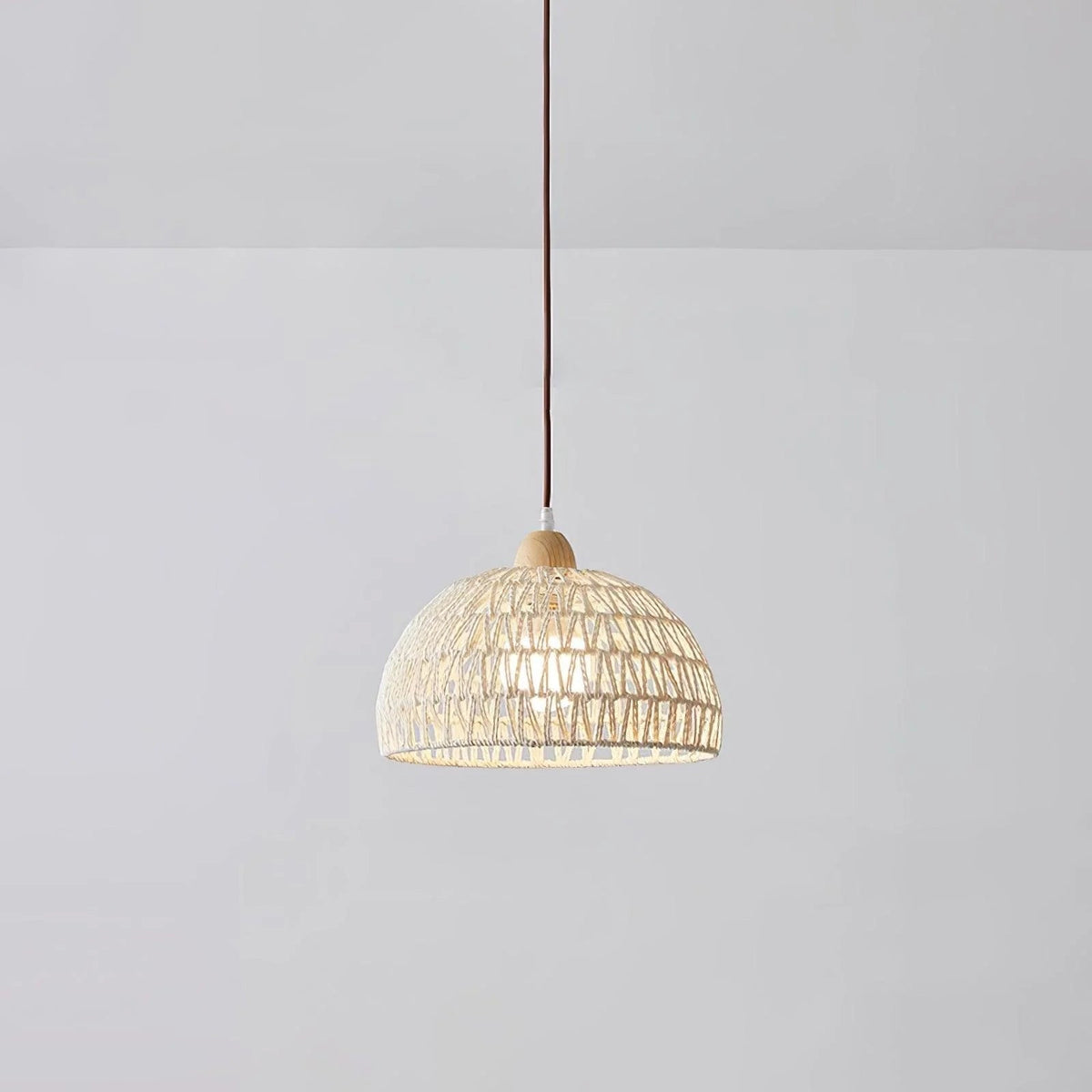 Arco Rattan Pendant Ligh