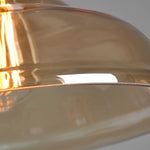 Smoke Gray Industrial Pendant Lamp Ha077613