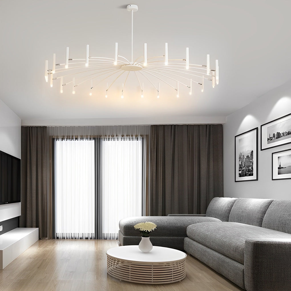 Adjustable Metal Diy Minimalist Chandelier Ha084685
