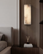 Alvia Alabaster Wall Sconce — Natural Stone LED Wall Light