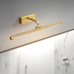 Luxe Brass Walnut Linear Wall Light