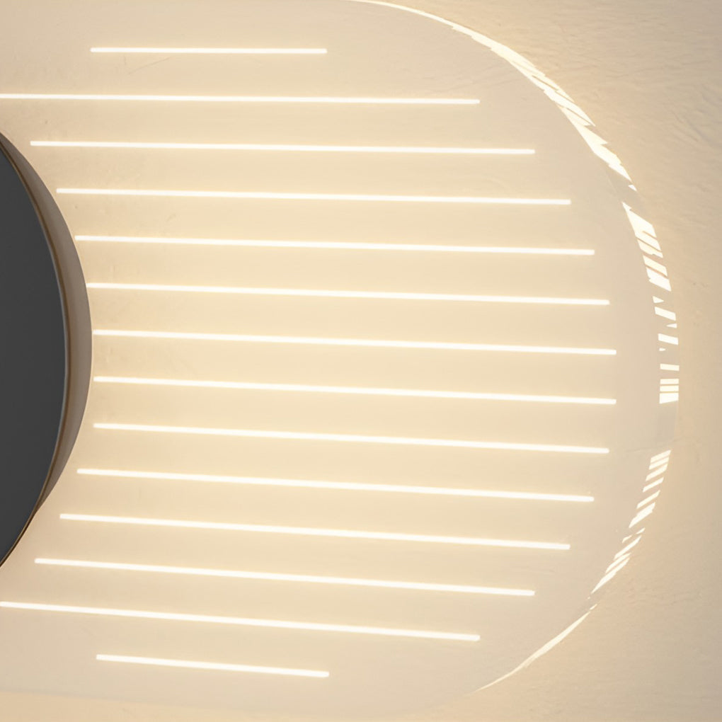 Creative Mute Clock Shaped Wall Lamp Li001948