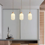 Antique Lantern Style Glass Pendant Lamp