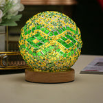 Stained Glass Table Lamp Mosaic Led Lamp