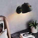 Hat Style Matte Metal Nordic Mounted Modern Wall Sconce Lighting