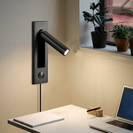 Embedded Bedside Plug In Sconce