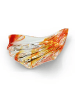 Flamenco Crystal Chandelier – Modern Handblown Glass Pendant Light for Dining Room and Living Room