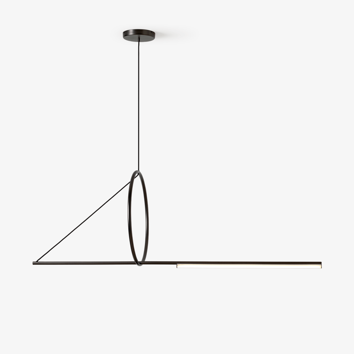 Cercle Trait Linear LED Pendant Light for Kitchen Island and Dining Room